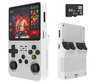 Portátil R36S™ Original - 21.500 Jogos de 20+ Consoles
