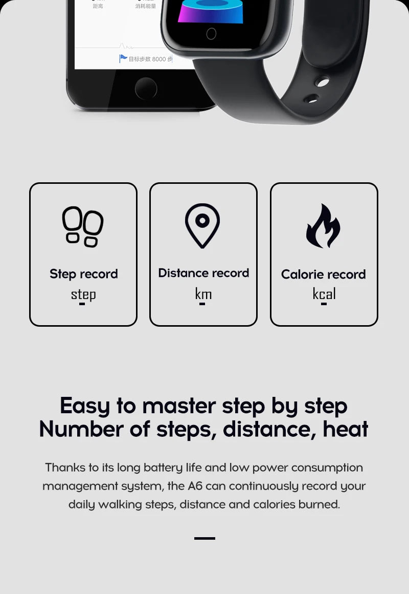 Relógio inteligente multifuncional masculino e feminino com conexão Bluetooth, pulseira esportiva para música e fitness, monitoramento do sono, relógio inteligente D20