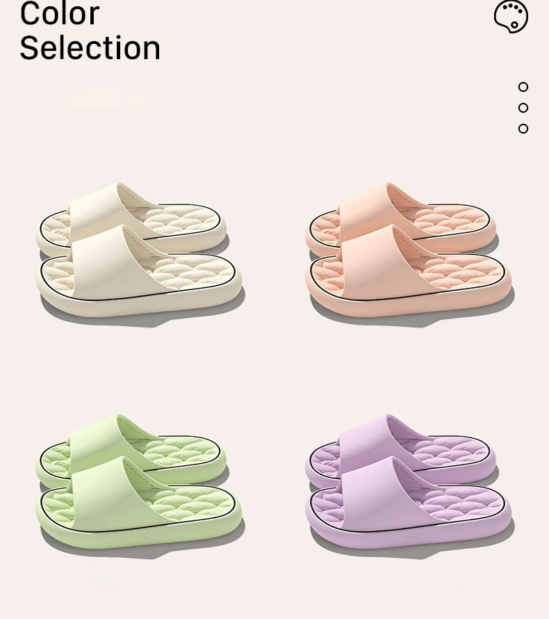 Chinelos super leves e macios, chinelos simples e modernos, sapatos elásticos em Eva, tênis coloridos, chinelo de banheiro interno S