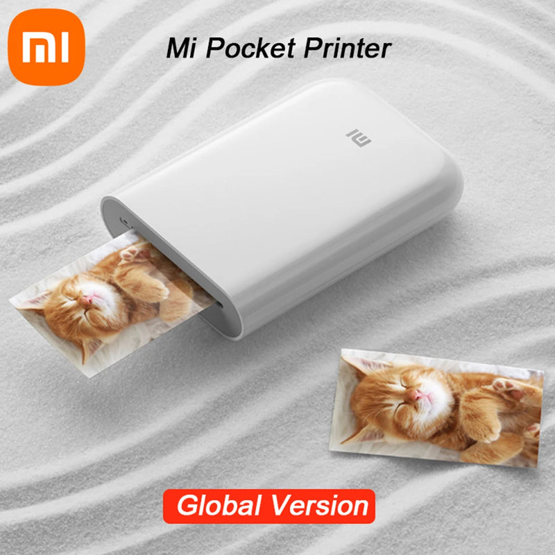 Versão global Original Xiaomi Mini Impressora Fotográfica ZINK Tecnologia Inkless Multifuncional Impressão de Vídeo AR Bluetooth 5.0 Portátil