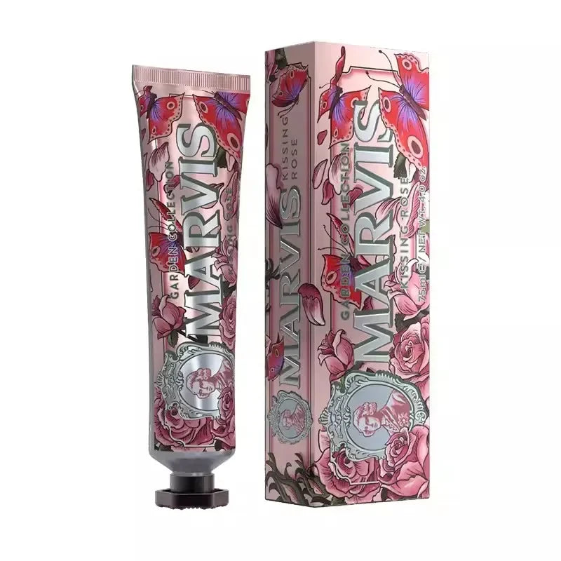 85ml Itália original Marvis creme dental clareador menta refresca hálito remove manchas creme dental clareador de dentes 1 peça