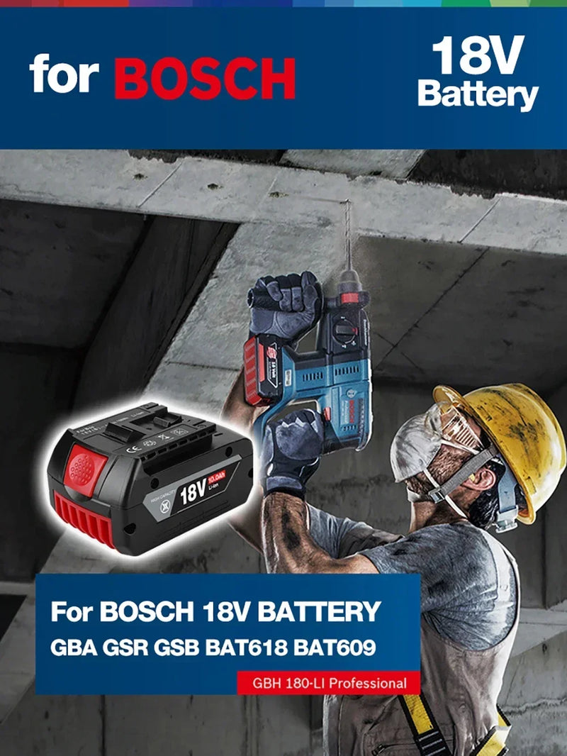 Original para Bosch 18V 10000MA sistema muito profissional ferramenta sem fio bat609 bat618 GBA18V 21700 bateria 18v bateria de substituição