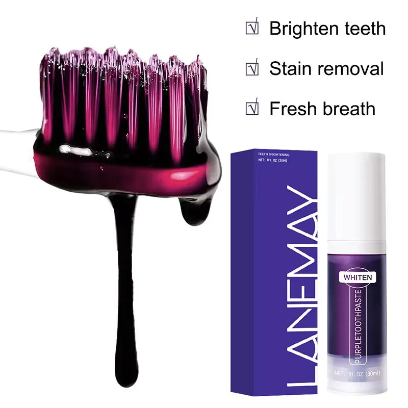 Novo creme dental clareador dental 5D bastão clareador dental higiene bucal limpeza clareamento dental ferramenta hálito fresco cuidados com os dentes novo
