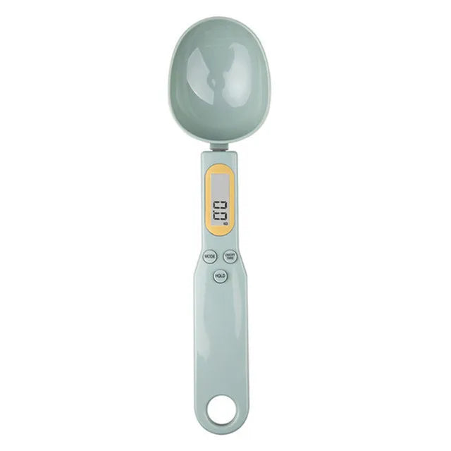 Mini balança de colher digital para cozinha balança eletrônica de alimentos LCD 0,1-500g farinha para cozinhar leite café pó peso medida colher