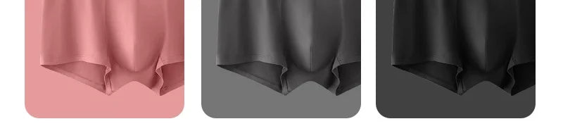3 peças Cuecas Masculinas Boxer de Algodão Cueca Masculina Boxer Respirável U Convexo Cuecas Masculinas Sexy Trunks