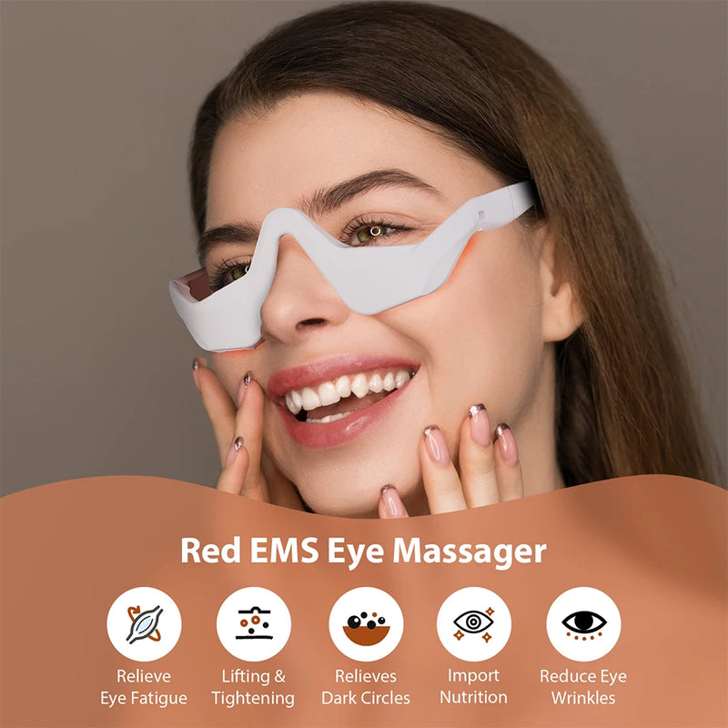 Massageador 3D para os olhos, relaxamento dos olhos, alívio da fadiga, clareamento de olheiras, suavização de linhas finas e cuidados com os olhos