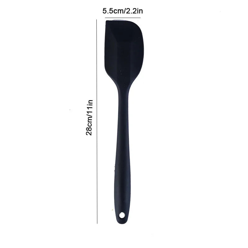 Espátula de creme de silicone Espátula de manteiga antiaderente Utensílios de cozinha resistentes ao calor Utensílios para assar bolos DIY