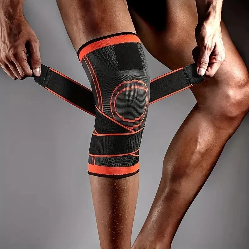 1 peça de joelheira de compressão respirável para esportes e suporte articular - protetor de joelho altamente elástico para fitness e levantamento de peso