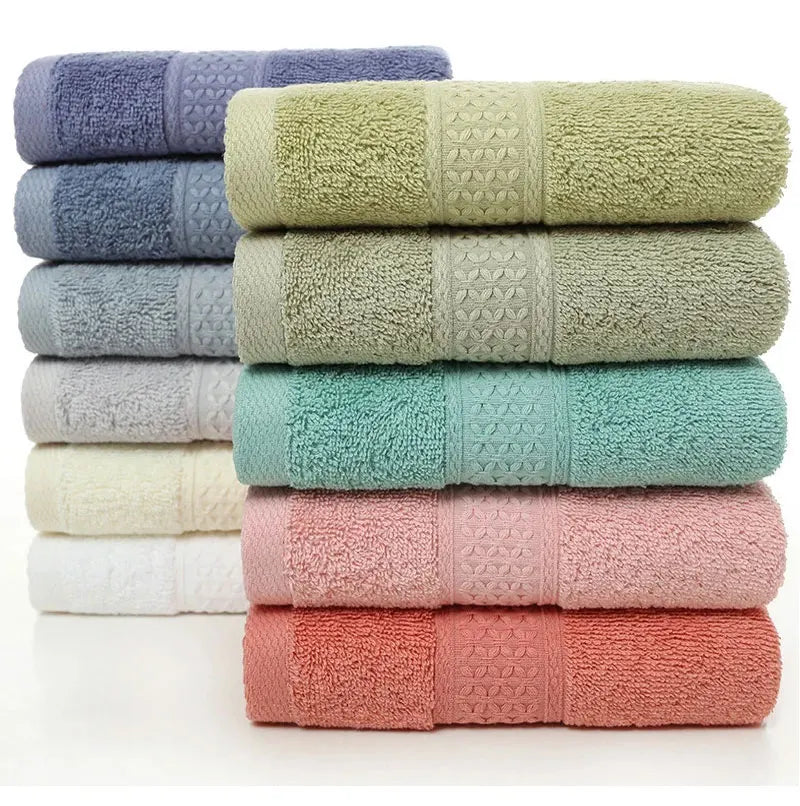 Nova toalha doméstica espessada 100% algodão puro, toalha de banho macia e absorvente para adultos, toalha grande para adultos em jacquard de cor lisa