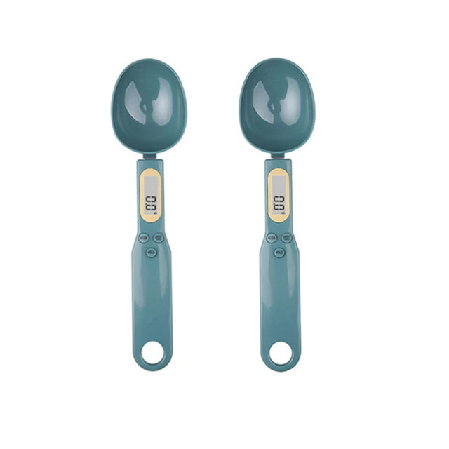 Mini balança de colher digital para cozinha balança eletrônica de alimentos LCD 0,1-500g farinha para cozinhar leite café pó peso medida colher