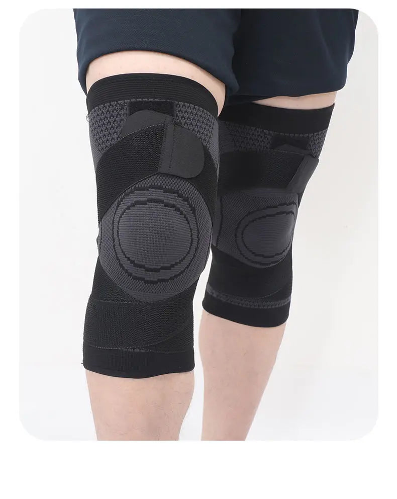 1 peça de joelheira de compressão respirável para esportes e suporte articular - protetor de joelho altamente elástico para fitness e levantamento de peso