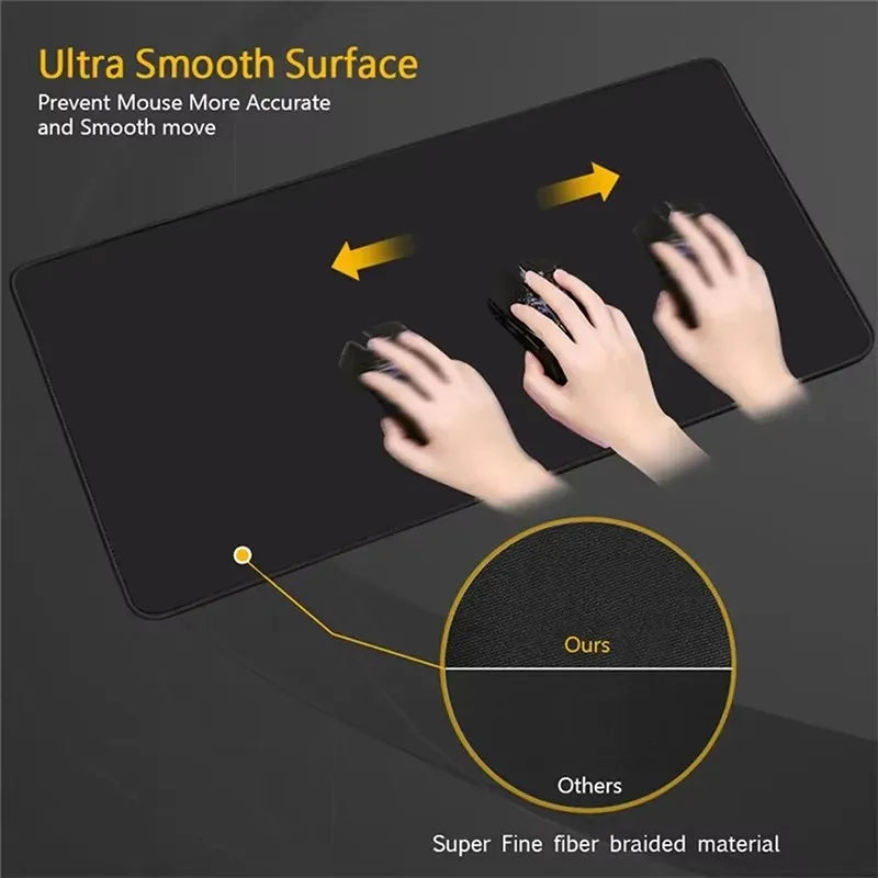Mouse pad fofo de anime G-gengar Gamer Mousepads Mousepad grande para jogos Tapete de teclado grande para mesa para computador Laptop Mouse pads XXL