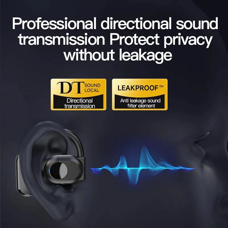Fones de ouvido sem fio Fone de ouvido Bluetooth com microfone Fones de ouvido com cancelamento de ruído mãos-livres de condução óssea Fohr Driving Audifonos