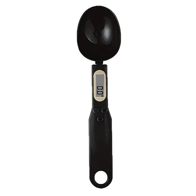 Mini balança de colher digital para cozinha balança eletrônica de alimentos LCD 0,1-500g farinha para cozinhar leite café pó peso medida colher