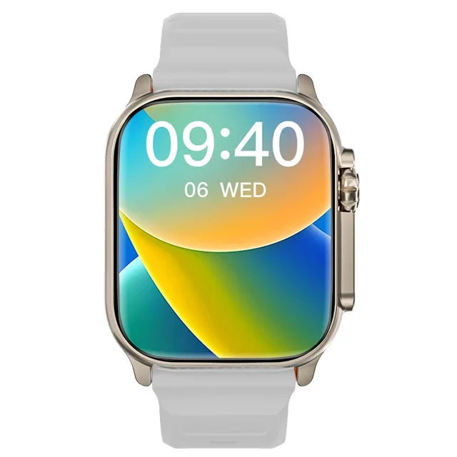 Relógio inteligente unissex T800 Ultra 2 2024, 49 mm, série 8, tela AMOLED de 2,3 polegadas, bússola NFC, à prova d'água para Apple Watch IWO Ultra 8