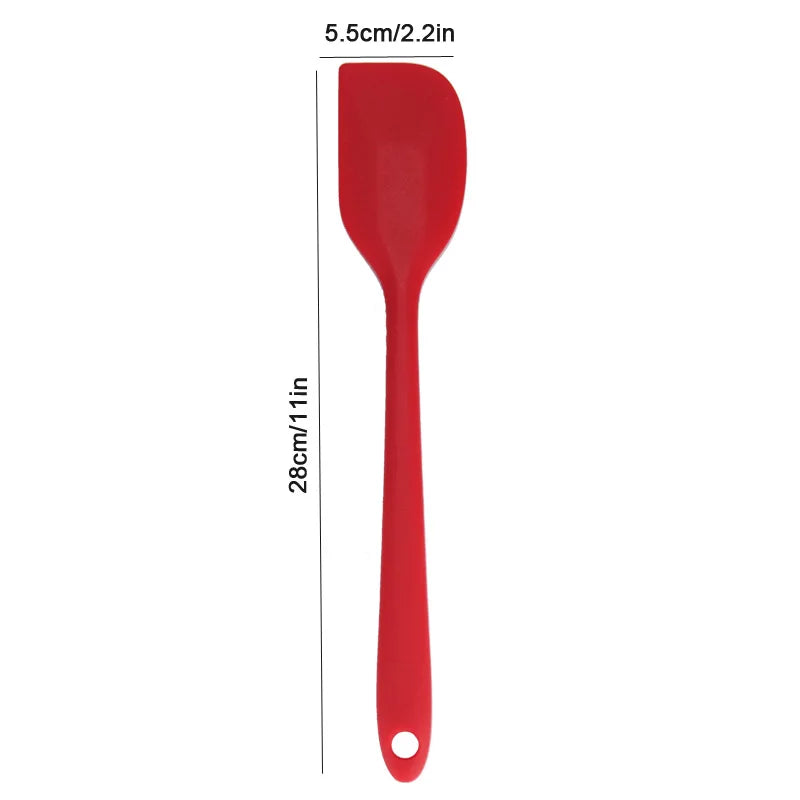 Espátula de creme de silicone Espátula de manteiga antiaderente Utensílios de cozinha resistentes ao calor Utensílios para assar bolos DIY
