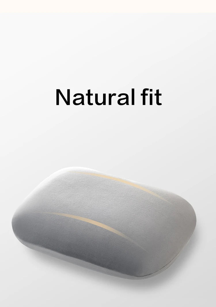 Travesseiro de pescoço de espuma viscoelástica multifuncional, travesseiro de viagem macio com recuperação lenta para dormir, massagem para a saúde cervical e travesseiros para cochilo