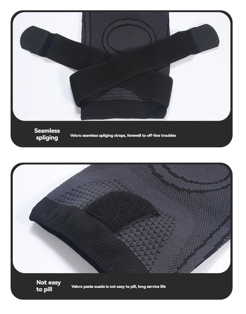 1 peça de joelheira de compressão respirável para esportes e suporte articular - protetor de joelho altamente elástico para fitness e levantamento de peso