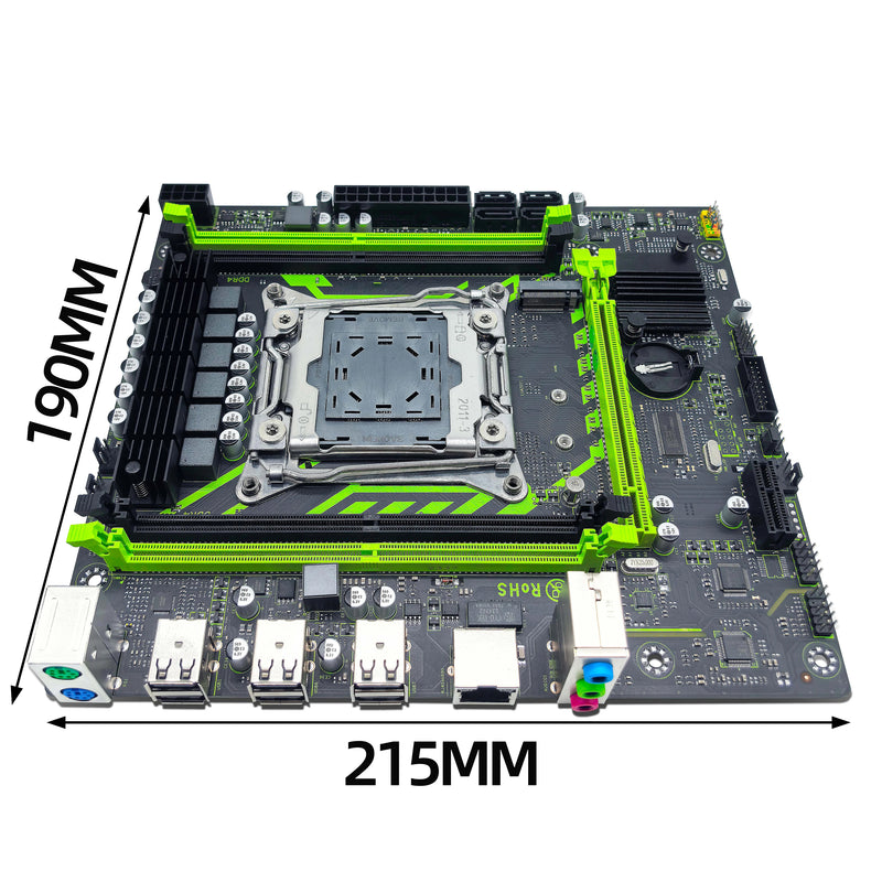 Kit de placas-mãe ZSUS X99-8D4 ET com CPU LG A2011-3 XE one5 2650 V4 DDR4 16 GB (1 * 16 GB) 2133 MHz de memória RAM NV MEM.2 SATA