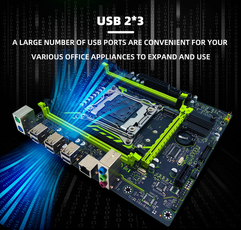 Kit de placas-mãe ZSUS X99-8D4 ET com CPU LG A2011-3 XE one5 2650 V4 DDR4 16 GB (1 * 16 GB) 2133 MHz de memória RAM NV MEM.2 SATA