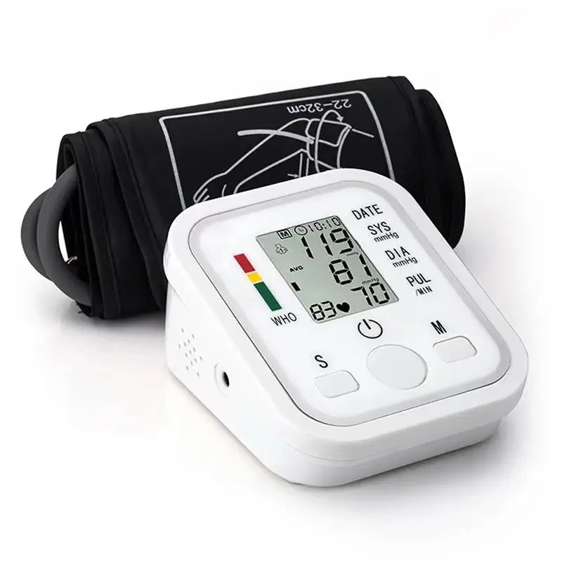 tens medidor de IO medidor de frequência cardíaca medidor de pulso monitor de PA medidor de pressão arterial digital de braço saudável manguito médico automático tonômetro de pressão