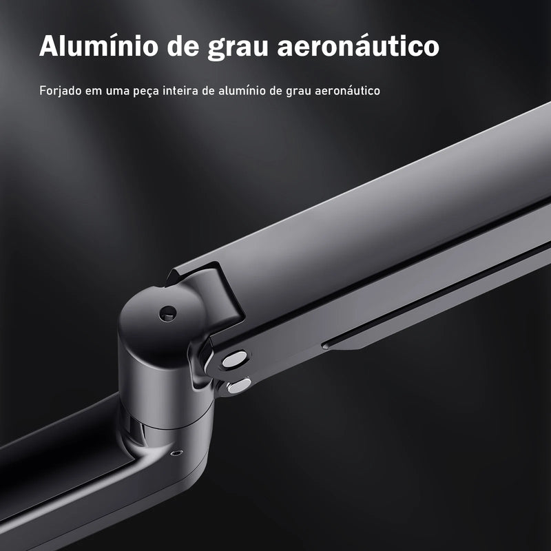 Suporte de monitor de braço articulado para mesa, monitor de movimento total, braço de mola mecânico, suporte de alumínio Mon ITOR