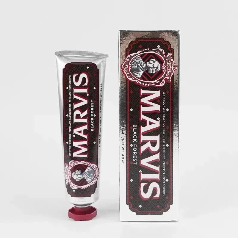 85ml Itália original Marvis creme dental clareador menta refresca hálito remove manchas creme dental clareador de dentes 1 peça