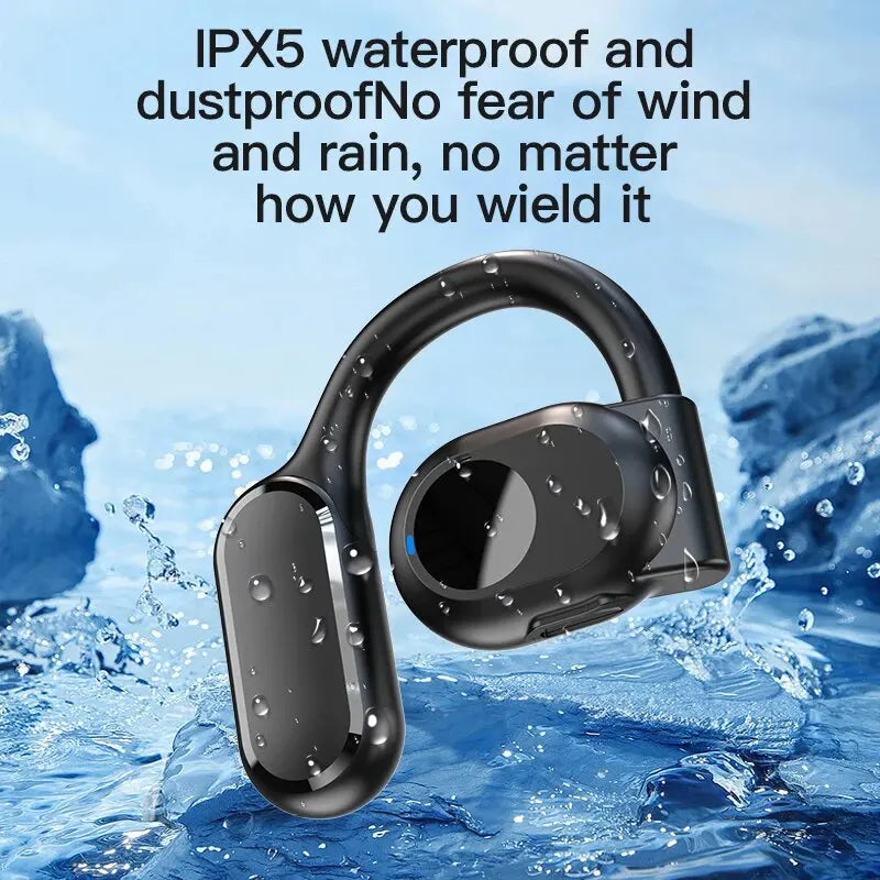 Fones de ouvido sem fio Fone de ouvido Bluetooth com microfone Fones de ouvido com cancelamento de ruído mãos-livres de condução óssea Fohr Driving Audifonos