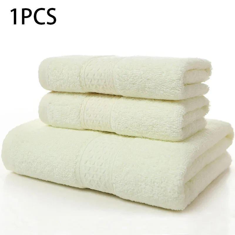 Nova toalha doméstica espessada 100% algodão puro, toalha de banho macia e absorvente para adultos, toalha grande para adultos em jacquard de cor lisa