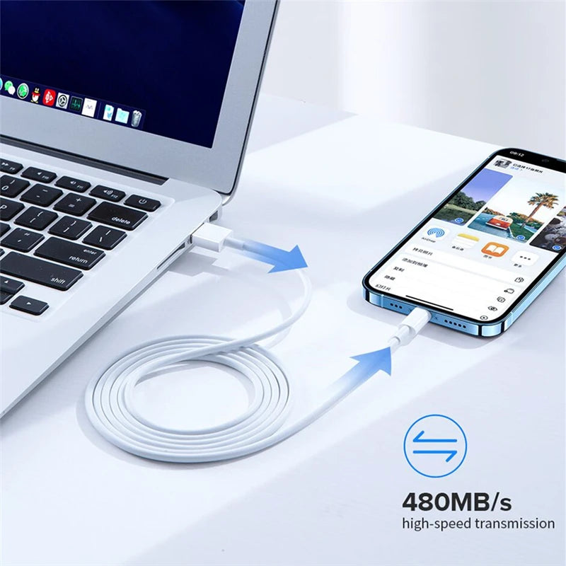 Cabo carregador USB original de qualidade para iPhone 14 8 7 6s plus 13 12 pro XS max X RS E cabo de carregamento rápido sincronização de dados linha 1 não 2 não 3 não