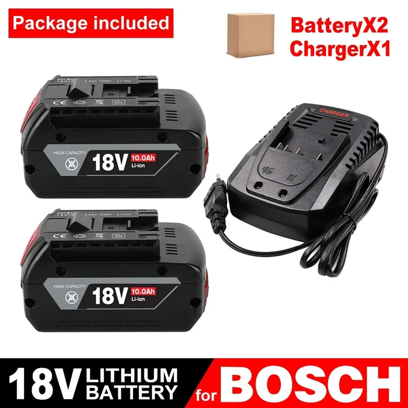 Original para Bosch 18V 10000MA sistema muito profissional ferramenta sem fio bat609 bat618 GBA18V 21700 bateria 18v bateria de substituição