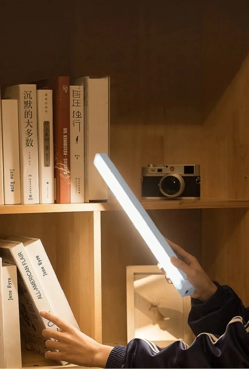 Sensor de movimento PIR Lâmpada LED portátil recarregável Iluminação interna portátil Lâmpadas USB Luzes Bateria Luz