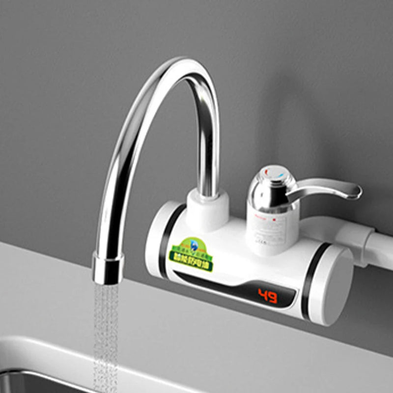 Torneira misturadora elétrica quente e fria 3000w torneira de aquecimento instantâneo rotação de 360 graus torneira de aquecimento rápido suprimentos digitais para cozinha e banheiro