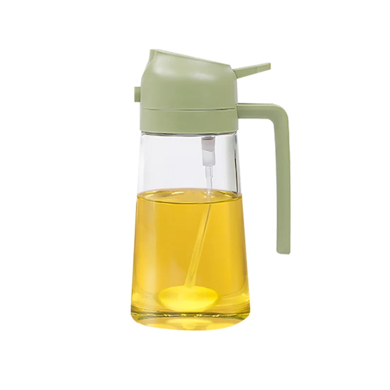Novo spray de óleo de plástico de 500ml, frasco pulverizador atomizado para perda de gordura, artefato de óleo, frasco pulverizador para churrasco, ferramenta de cozinha