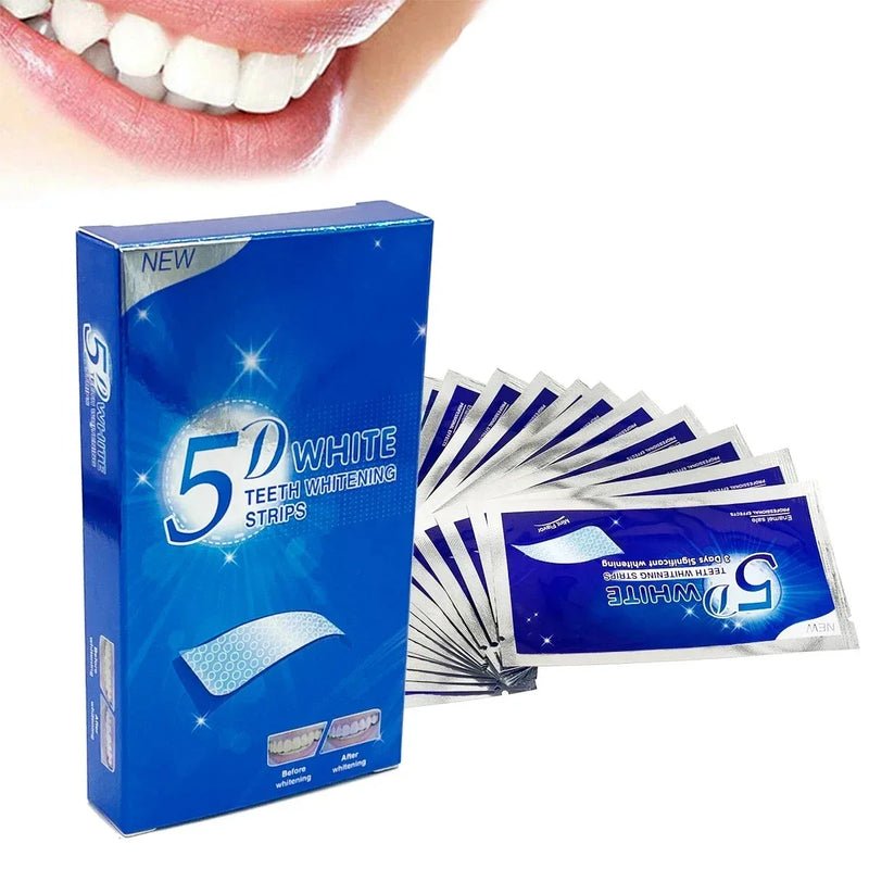 Pasta de dente 5D, pasta de dente branca brilhante, pasta de dente verde, pasta de dente neutra, 7 sachês e 14 unidades