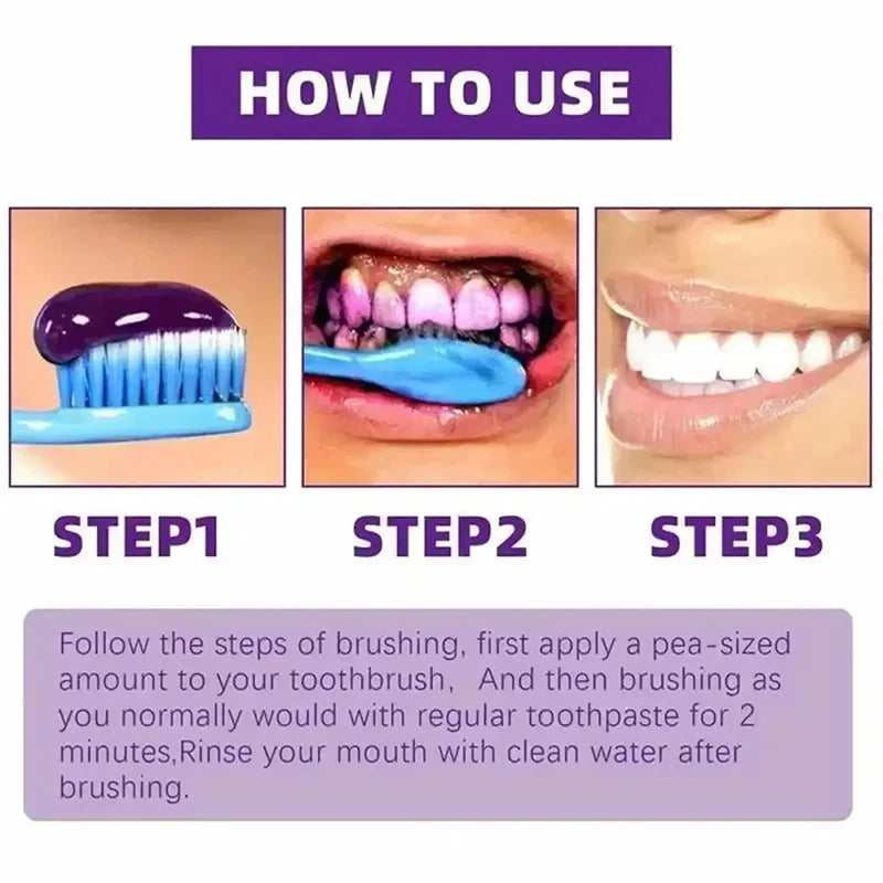 Novo creme dental clareador dental 5D bastão clareador dental higiene bucal limpeza clareamento dental ferramenta hálito fresco cuidados com os dentes novo