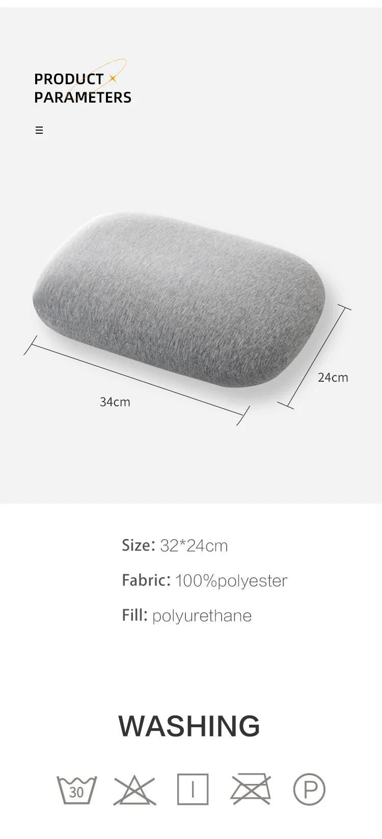 Travesseiro de pescoço de espuma viscoelástica multifuncional, travesseiro de viagem macio com recuperação lenta para dormir, massagem para a saúde cervical e travesseiros para cochilo