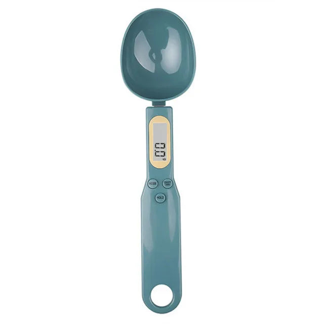 Mini balança de colher digital para cozinha balança eletrônica de alimentos LCD 0,1-500g farinha para cozinhar leite café pó peso medida colher