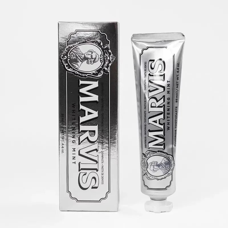 85ml Itália original Marvis creme dental clareador menta refresca hálito remove manchas creme dental clareador de dentes 1 peça