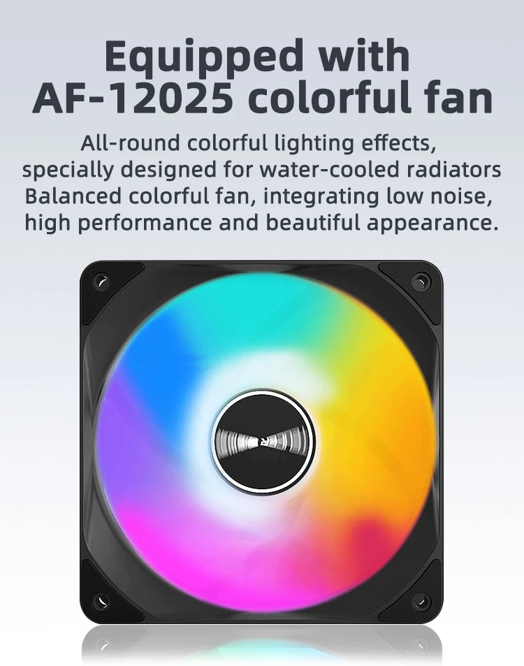 Radiador de refrigeração a água tudo em um TEU CER AF-S360 RGB 360 mm, ventilador LG A2011, dissipador de calor de refrigeração a água