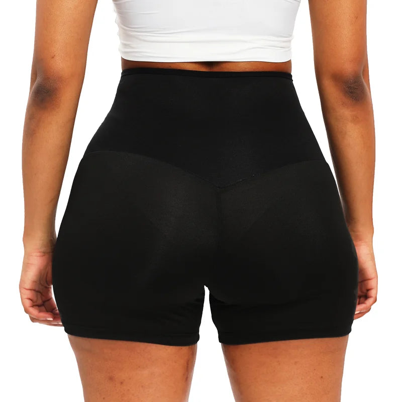 Calças de sauna com suor, shorts modeladores corporais, perda de peso, modelador de cintura feminino, barriga, quente, térmica, suor, fitness