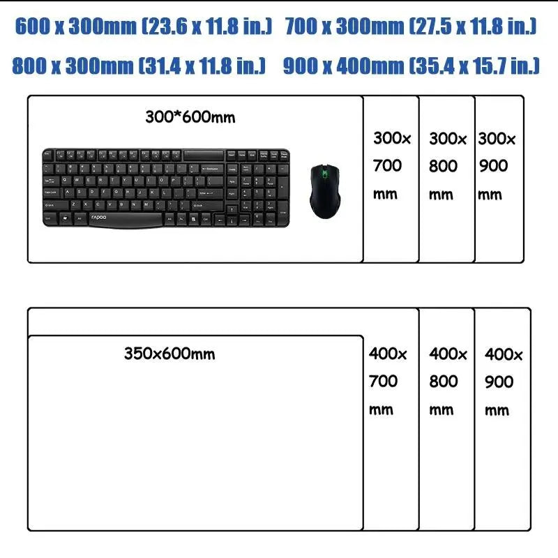 Mousepad grande para jogos com dragão japonês XXL Teclado Gamer Mouse Pad na mesa Tapete de mesa rápido Anime 900x400 700x300 Mouse Pads