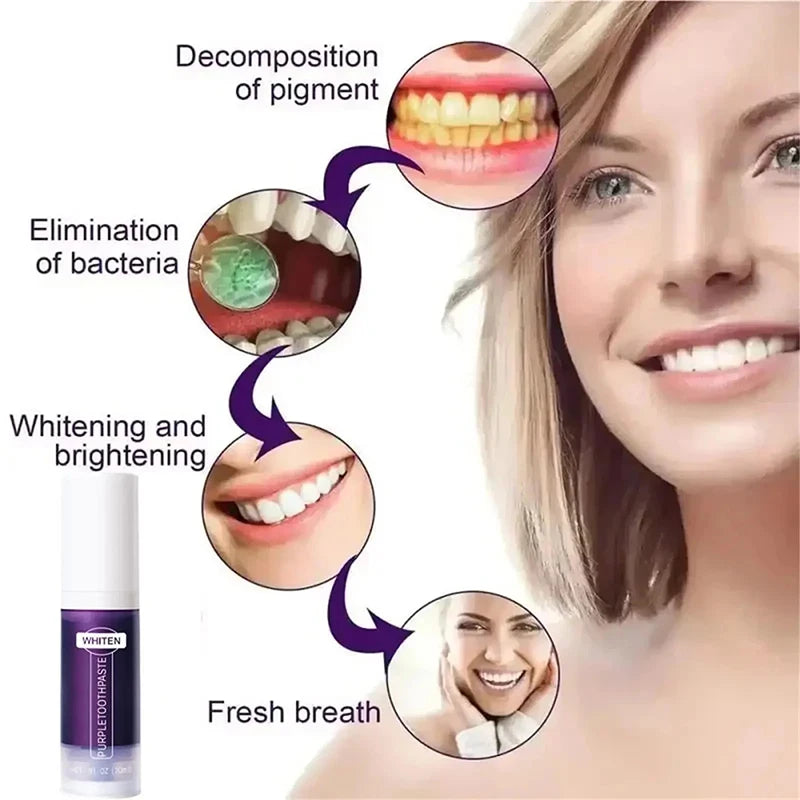 Novo creme dental clareador dental 5D bastão clareador dental higiene bucal limpeza clareamento dental ferramenta hálito fresco cuidados com os dentes novo