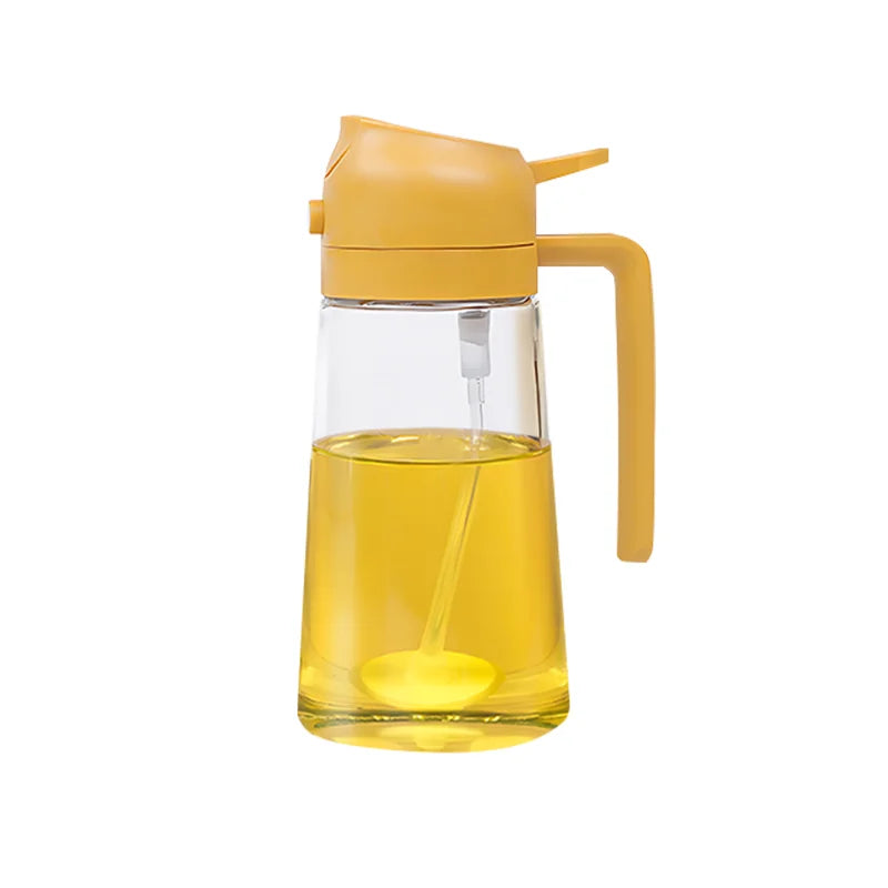 Novo spray de óleo de plástico de 500ml, frasco pulverizador atomizado para perda de gordura, artefato de óleo, frasco pulverizador para churrasco, ferramenta de cozinha