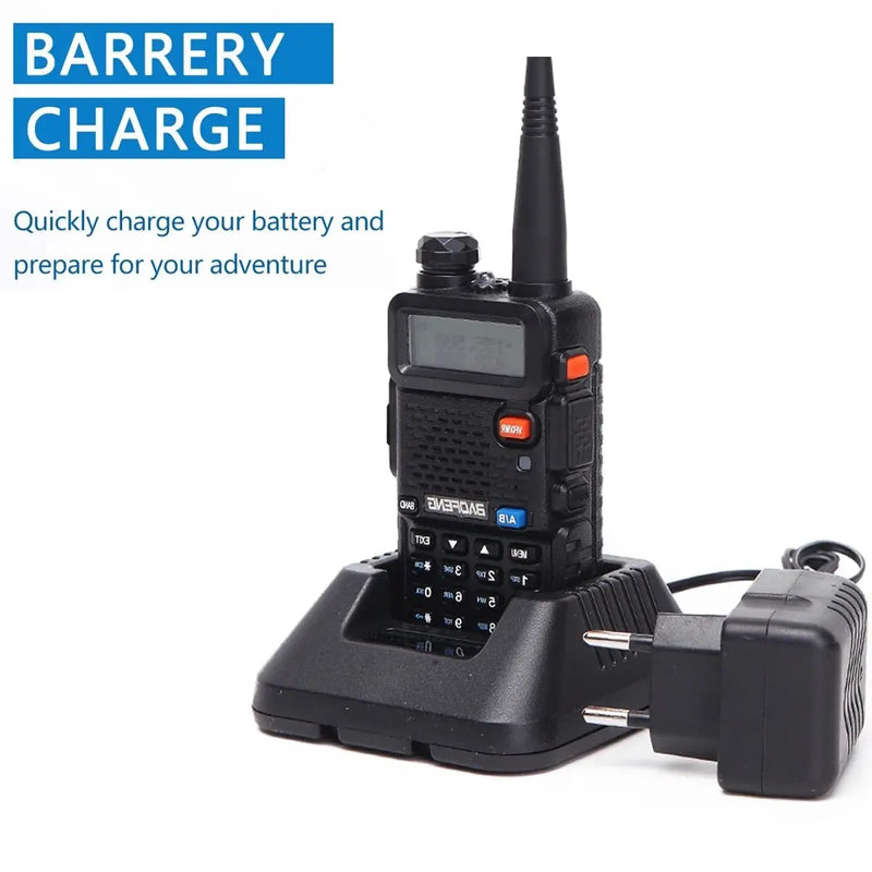 5W 8W rádio bidirecional VHF UHF FM rádio portátil transceptor caça 16km