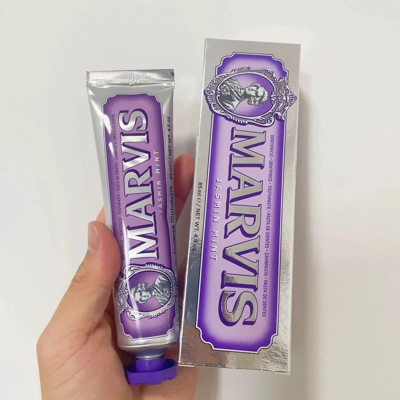 85ml Itália original Marvis creme dental clareador menta refresca hálito remove manchas creme dental clareador de dentes 1 peça