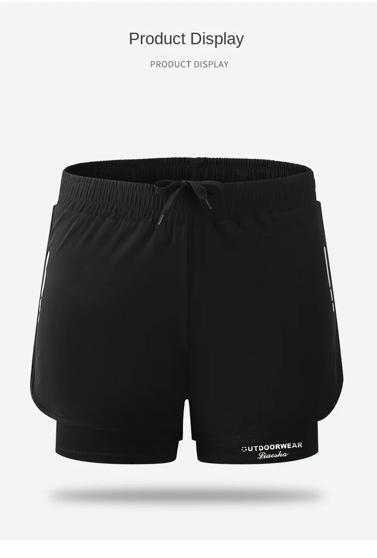 5/1Shorts esportivos masculinos Aloe Pants, calções de banho de duas camadas: estilosos, de secagem rápida e confortáveis para praia, piscina e fontes termais!