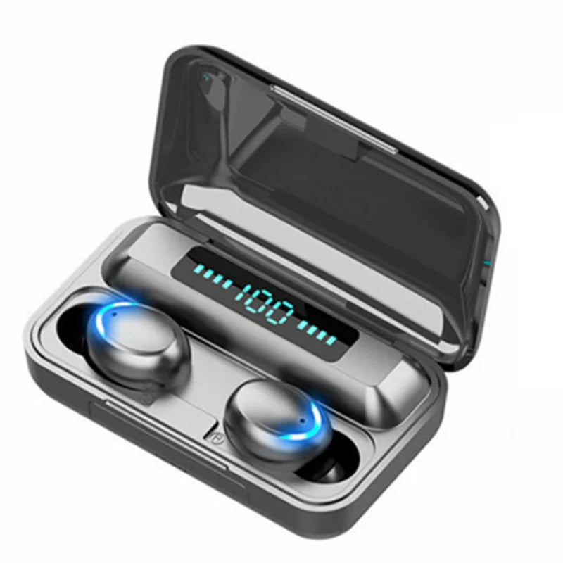 Fones de ouvido Bluetooth TW SF9-5 sem fio HiFi estéreo esportivo fones de ouvido aparelhos auditivos com microfone mãos livres