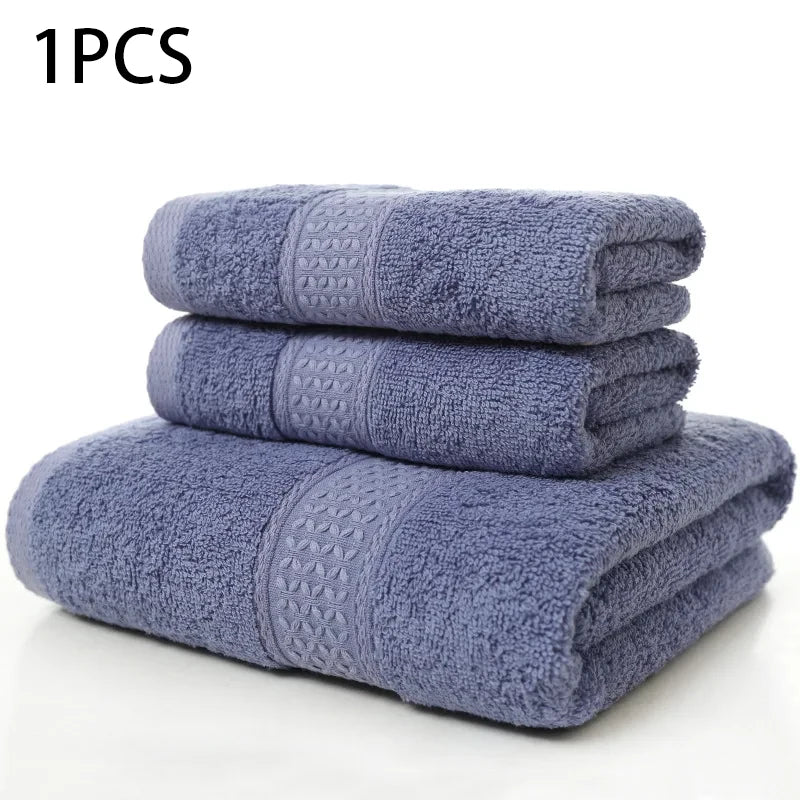 Nova toalha doméstica espessada 100% algodão puro, toalha de banho macia e absorvente para adultos, toalha grande para adultos em jacquard de cor lisa