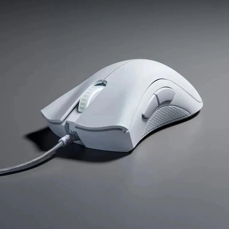 Mouse com fio para jogos Razer Death Adder Essential / mouses com fio 6400 DPI 5 botões independentes para laptop PC gamer